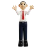 Joyful Businessman Figurine
