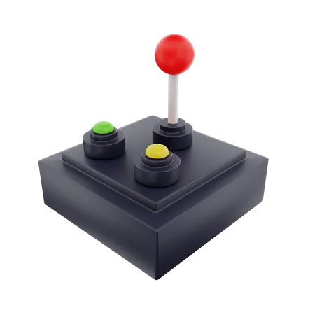 3 D Render Joystick Illustration 3D Icon