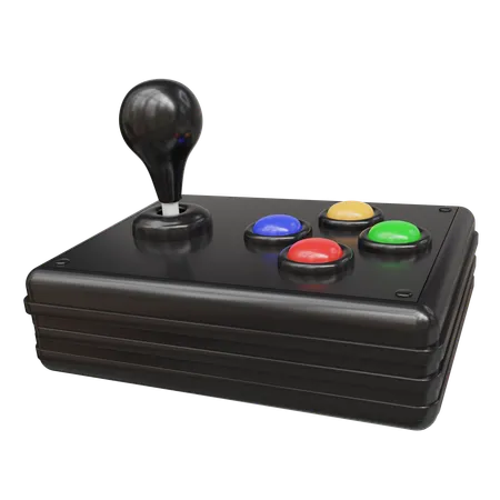 Joystick And Arcade Buttons  3D Icon