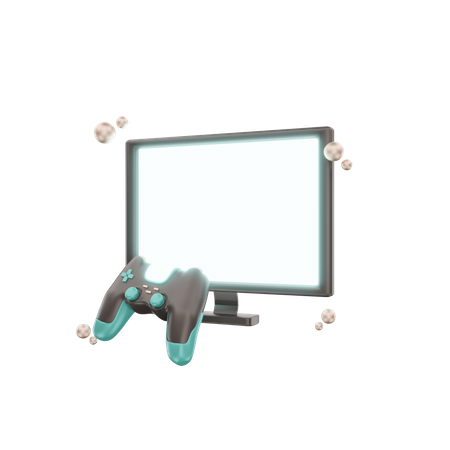 Joystick And Display  3D Icon