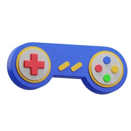 Manette bleue  3D Icon