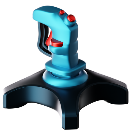 Joystick Flight Simulator  3D Icon