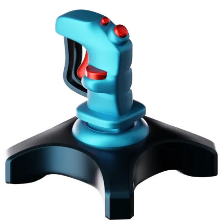 Joystick Flight Simulator  3D Icon