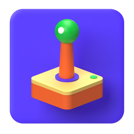 Joystick Game  3D Icon