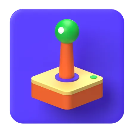 Joystick Game  3D Icon