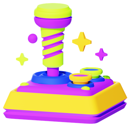 JOYSTICK RETRÔ 2  3D Icon