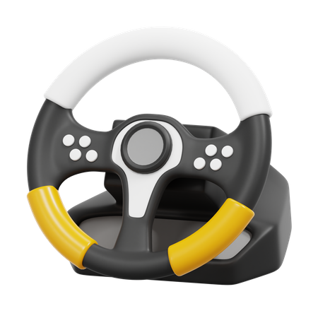 Palanca de mando del volante  3D Icon