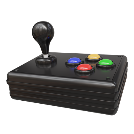 Botones de joystick y arcade  3D Icon