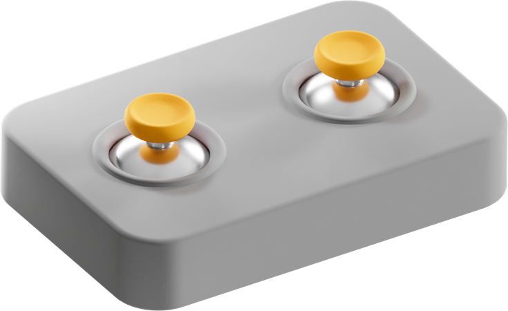 Joysticks  3D Icon