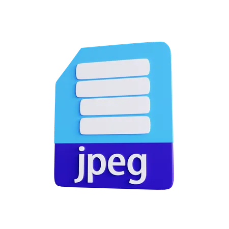 These Are Jpeg File Icons Commonly Used In Design And Games 3D Icon