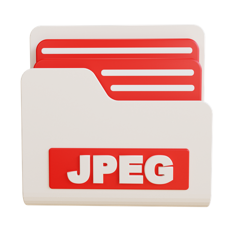 JPEG Folder  3D Icon