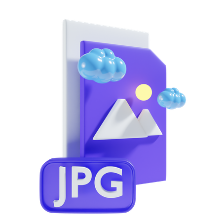 JPG File  3D Icon