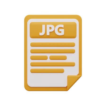 Jpg file  3D Icon