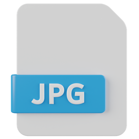 JPG File 3D Icon