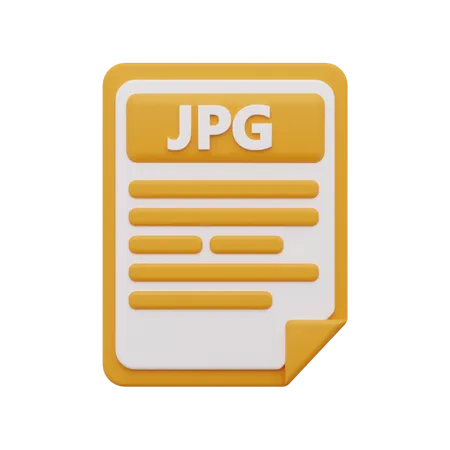 Jpg file 3D Icon
