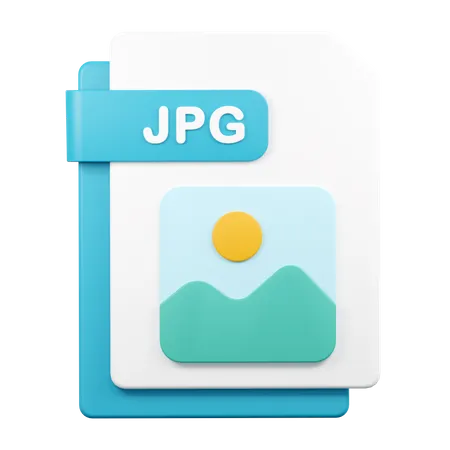 Jpg File Illustration 3D Icon