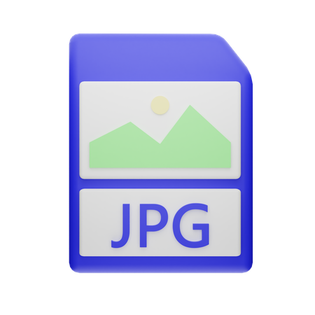 Jpg Format  3D Icon