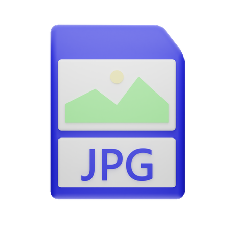 Jpg Format  3D Icon