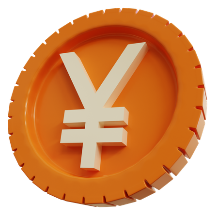 日本円硬貨  3D Icon