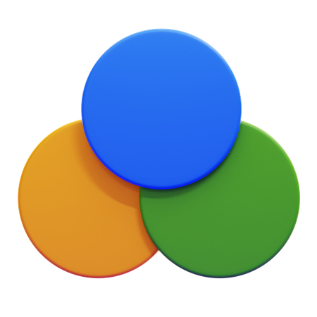 円グラフ  3D Icon