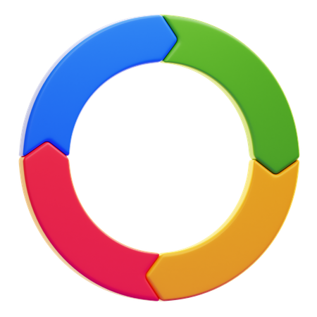 円形矢印  3D Icon