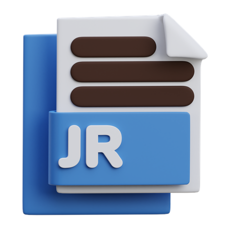 Jr File  3D Icon