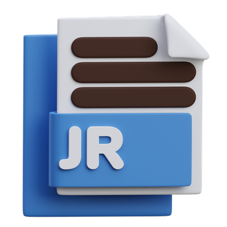 Jr File  3D Icon