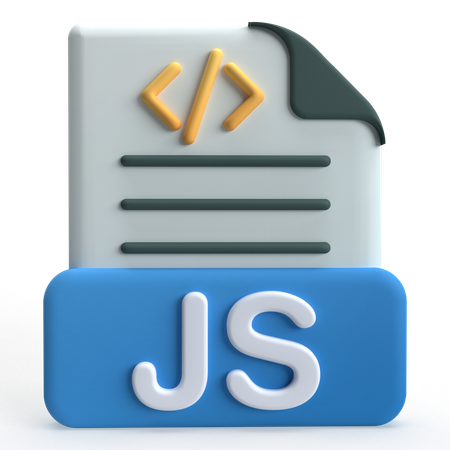 JS File  3D Icon