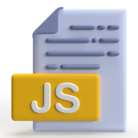 JS File  3D Icon