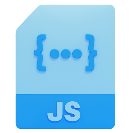 JS File  3D Icon