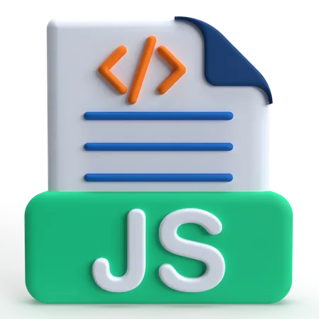 JS File  3D Icon