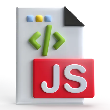 Js File  3D Icon