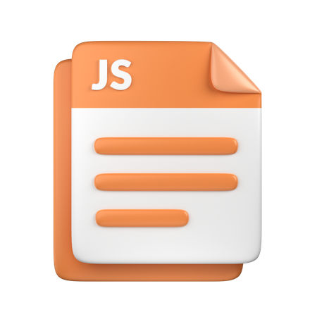 JS File  3D Icon