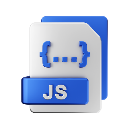 JS File  3D Illustration