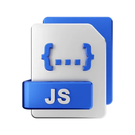 JS File  3D Illustration