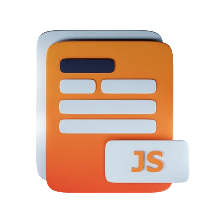 Js file extension  3D Icon