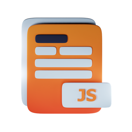 Js file extension 3D Icon