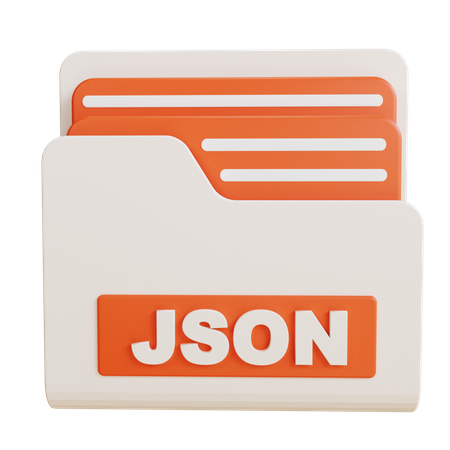 JSON Folder  3D Icon