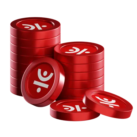 Jst Coin Stacks  3D Icon