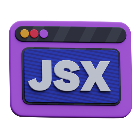 Site web jsx  3D Icon