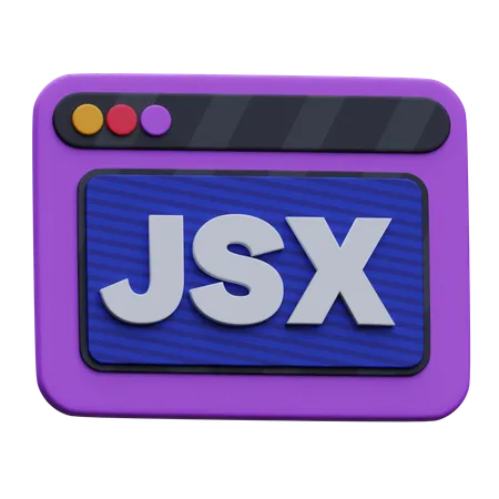 Site web jsx  3D Icon