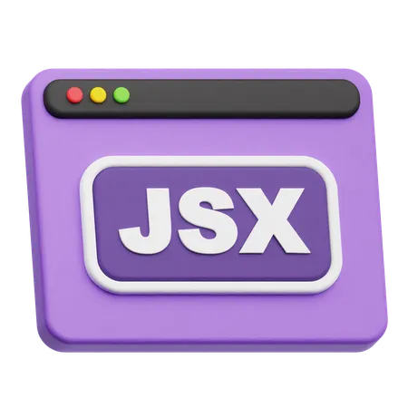 Jsx ウェブサイト  3D Icon