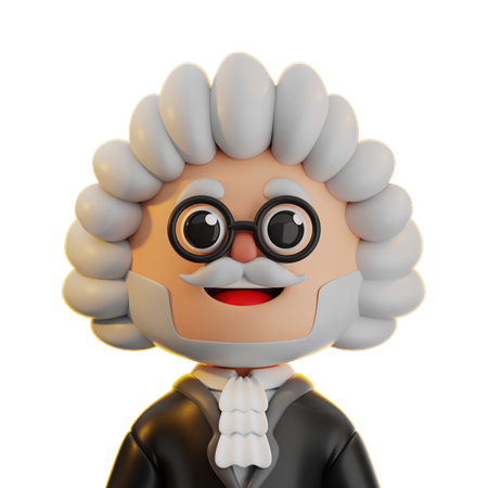 판사  3D Icon