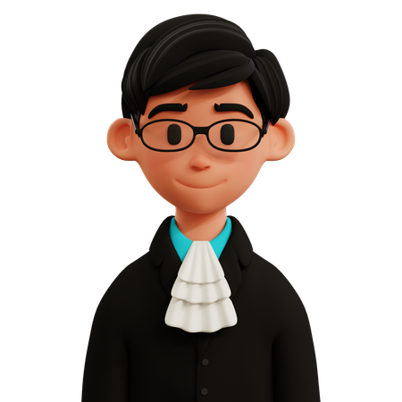 Judge  3D Icon