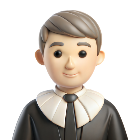 Judge  3D Icon