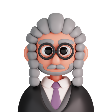 Judge  3D Icon