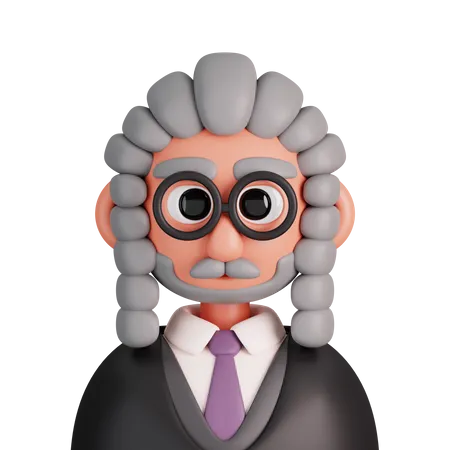 Judge  3D Icon