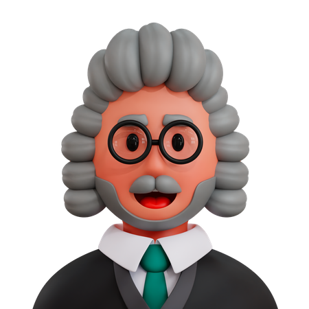 Judge  3D Icon