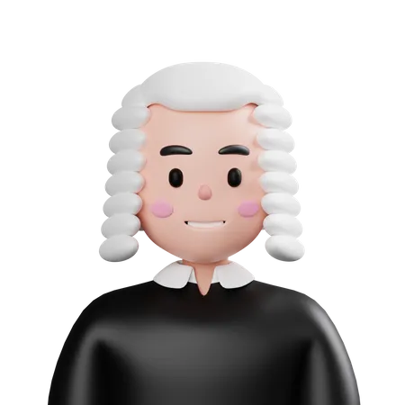 Judge  3D Icon