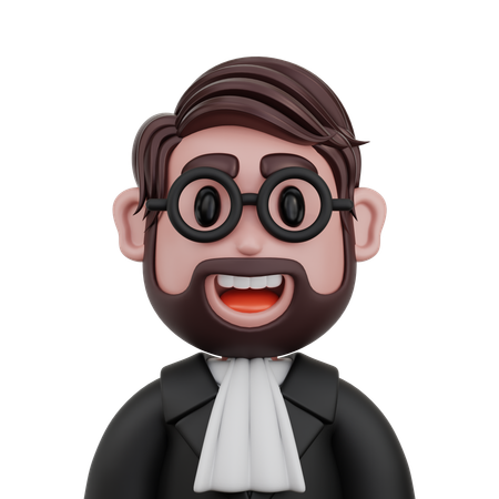 Judge  3D Icon